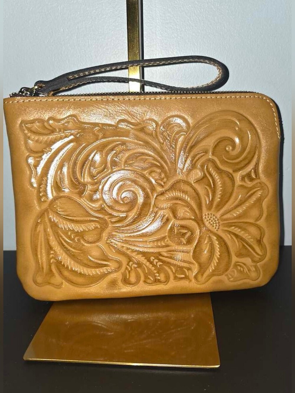Patricia NashLeather Clutch NWOT